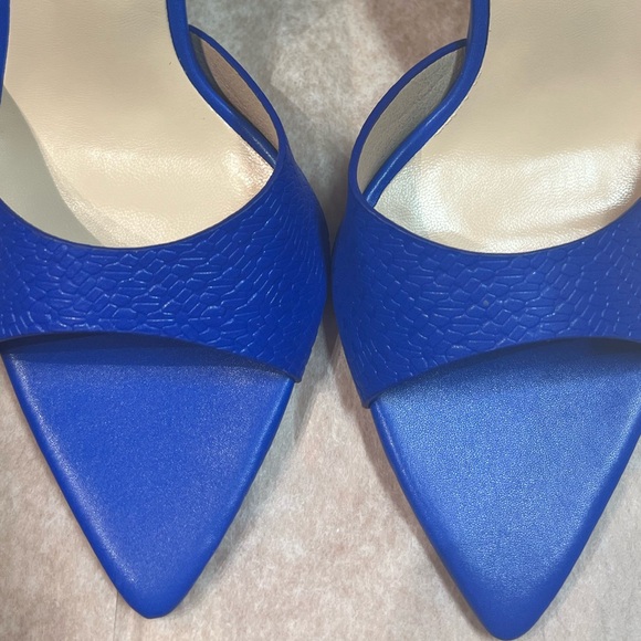 SHEIN Crystal Ball Heeled Slipper Sandal in Blue (US 7) - Picture 6 of 13